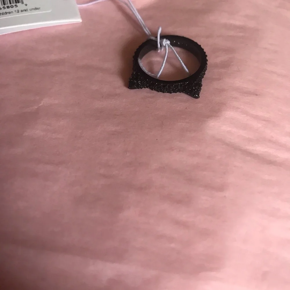 Kate Spade Black Cat ring size 5 - Picture 3 of 5